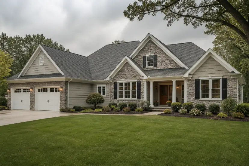 Home under soft overcast light suggesting careful inspection